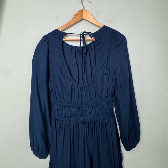 Madewell Sophia Open-Back Mini Dress in Deep‎ Indigo Size Medium - Picture 10 of 16